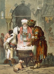 Nő az utcai szökőkútnál (Sebil), a „Stamboul, Souvenir de l